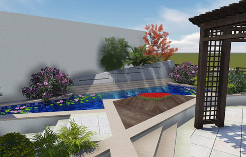 卓越蔚蓝群岛屋顶花园景观设计